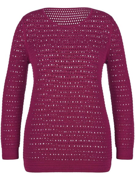 Trui ronde hals Van Anna Aura pink