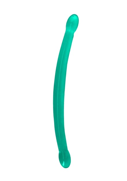 RealRock by Shots Niet-realistische dubbele dildo's - 17 / 42 cm - Turquoise