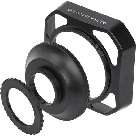37mm72mm DV Camera Zonnekap, Onnodig Lichtstopper gray