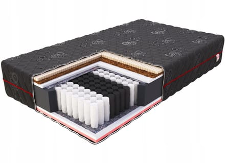 FDM BLACK MAX Matras 100x200 Visco Kokos Latex H3