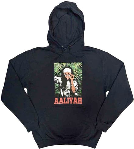 Aaliyah - Foliage Hoodie/trui - S - Blauw
