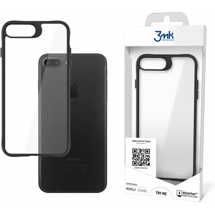 3mk Satin Armor Case+ case for iPhone 7 / 8 / SE 2020 / SE 2022 - transparent