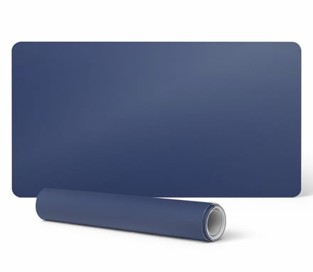 Antislip gaming bureaumat van vinyl, marineblauw, 90x45 cm