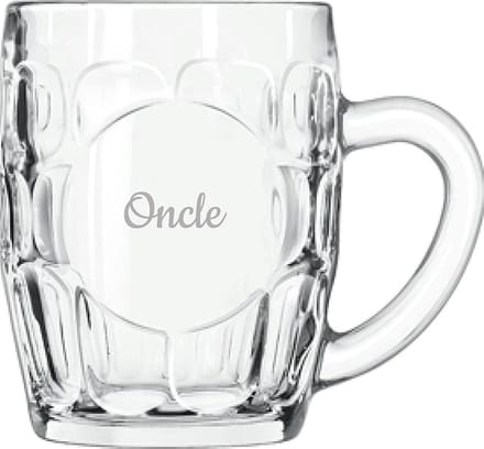 Bierpul gegraveerd - 55cl - Oncle
