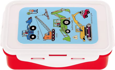 Tractor werkvoertuigen klein lunchboxje (17 x 11 x 5 cm) - Tyrrell Katz
