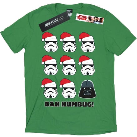 Star Wars Heren Kerstmis Humbug T-Shirt (Iers Groen)