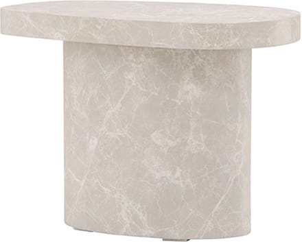 Båstad hoektafel lichtgrijs.