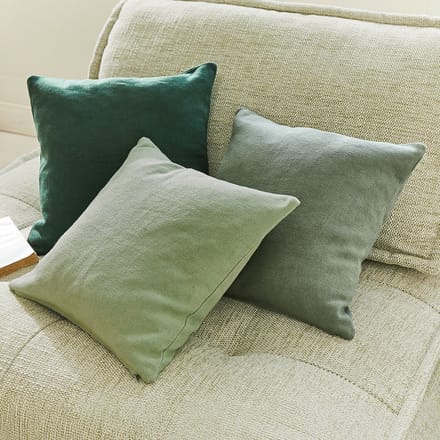 LOBERON Kussenhoes set van 3 Alienor groen