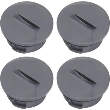 4 STUKS Stofzuiger Eindkap Vervanging Rollende Borstel Eindkap voor V6 Dc35 Dc44 DC59 DC62 SV03 gray