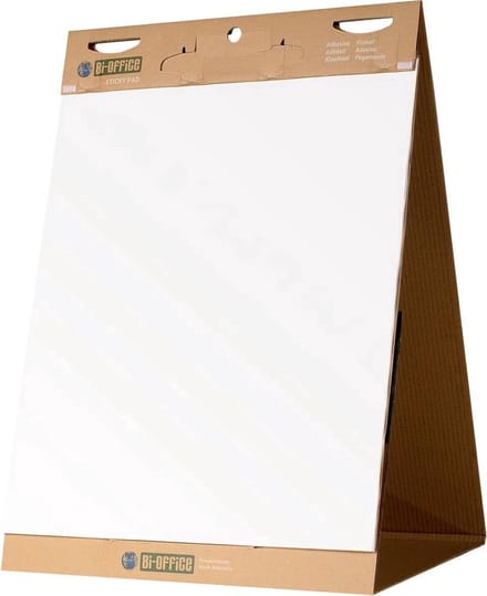 Tafelflipover - Earth-It - Flipchart Bi-Office - 20 vellen - Zelfklevend papier 51 x 60 cm