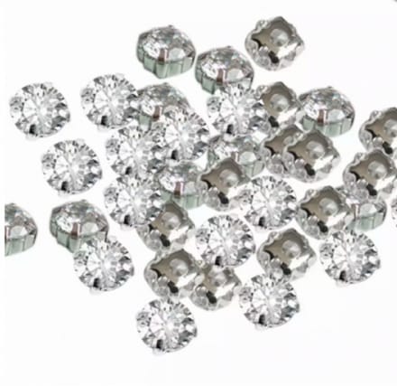 75 strass Naai strass Kralen 5.5 mm- kleding - Charme Bijoux