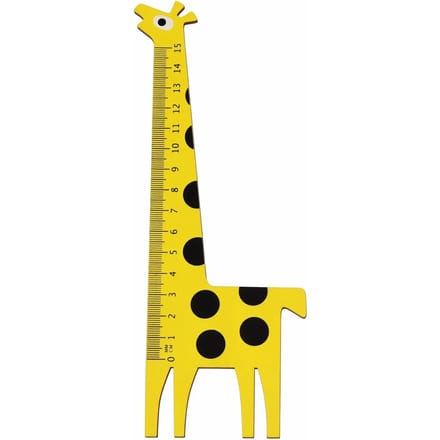 Houten liniaal voor kinderen Rex London Girafe