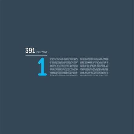 Various Artists - 391 | Selezione 1 (2 LP)