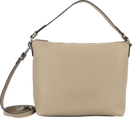 JOOP! Schoudertas Lettera 1.0 Dalia Hobo Bag Greige Taupe