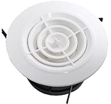 Dailygoody - Rond ABS-ventilatierooster - Verstelbaar - Geluidsarm
