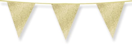 Glitter flags 16 x 20cm - Gold