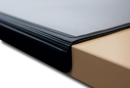 Bureauonderlegger met Antislip en Randbescherming, Rood, 52 x 65 cm