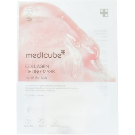 MEDICUBE Collagen Lifting Mask – verstevigend hydrogel-sheetmasker met drievoudig collageen 27 Masker