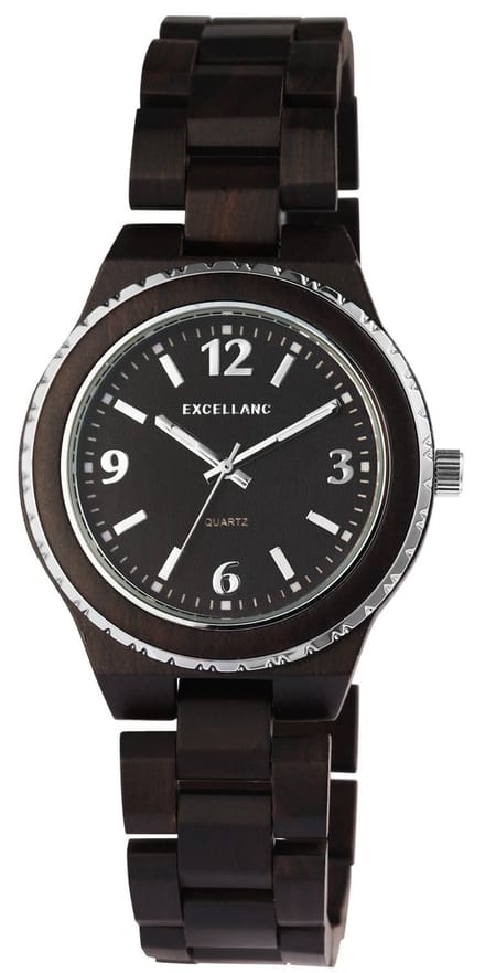 EXCELLANC Excellanc unisex-polshorloge zilver van kleur, mineraalglas