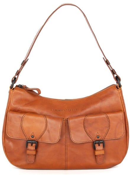 Leren Schoudertas - Ceileigh - Brandy Cognac