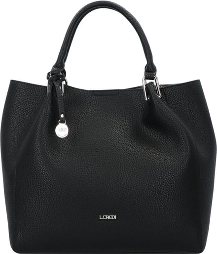 L.CREDI Handtas Schoudertas Ember Handle Bag Black Zwart