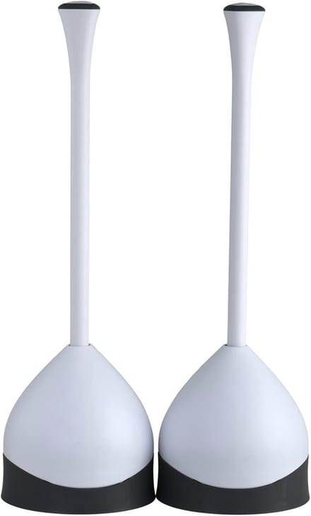 Toilet Plunjer met Opbergcaddy - Ergonomische Handgreep en Eenvoudige Opslag
