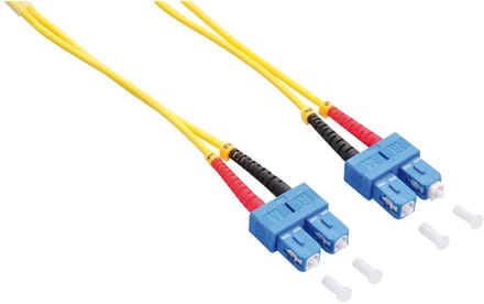LogiLink FP0SC02 InfiniBand en Glasvezelkabel 2 m SC Geel