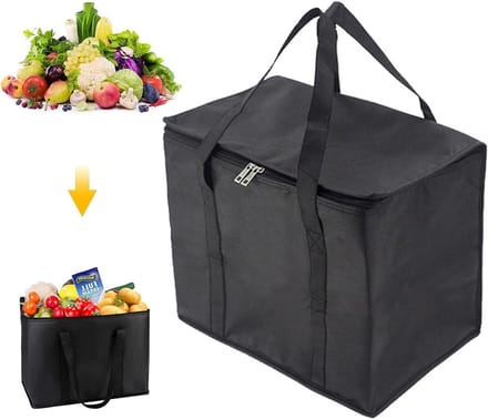 Vouwbare Koeltas voor Picknick, Camping en BBQ - Isolatie, Herbruikbaar, Groot 41 x 33 x 26 cm