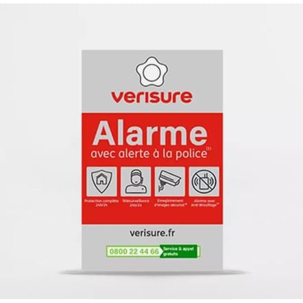 Alarmsticker - VERISURE - 5x8cm - Model 2023 - Waterbestendig