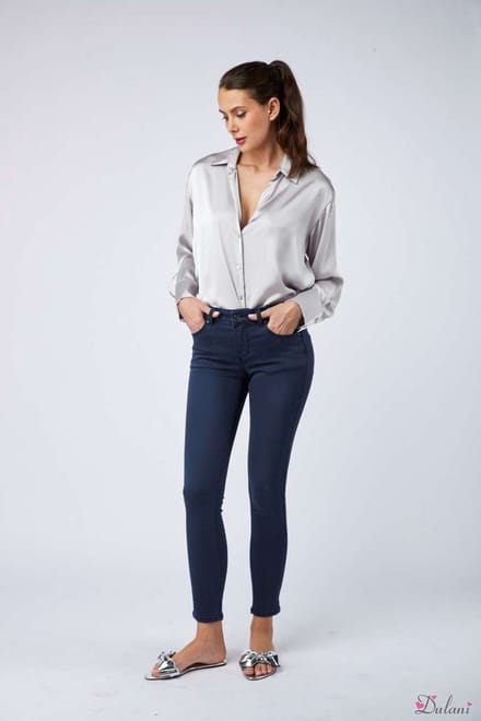 Broek Toxik3 met normale taille L750 donkerblauw