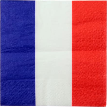 SANTEX - 20 Franse papieren servetten 33 x 33 cm