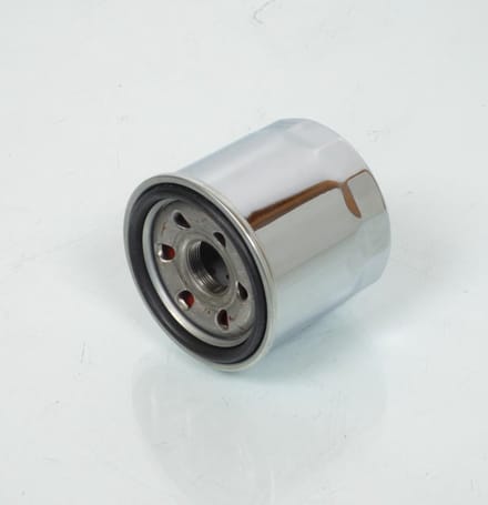 Oliefilter Equivalent HF170C 3AS Racing voor motor X-Lite 1000 1984-85 verchroomd