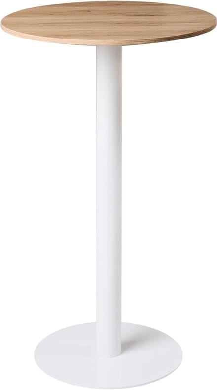 MORELLA - Statafel - Lichtbruin/Wit - 60 cm - MDF