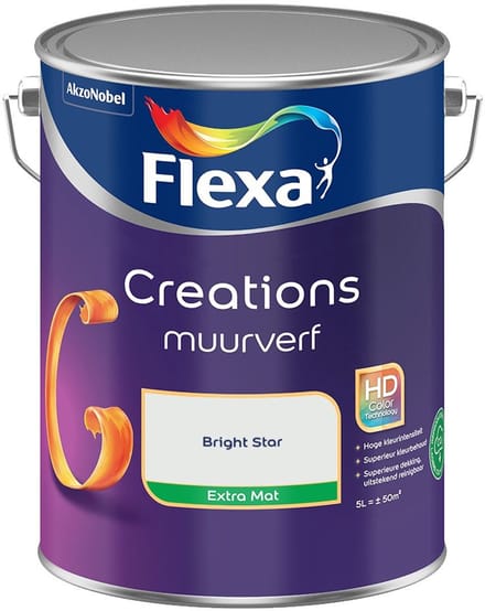 Flexa - Creations Muurverf Extra Mat - Bright Star - Mengverf - 5 L