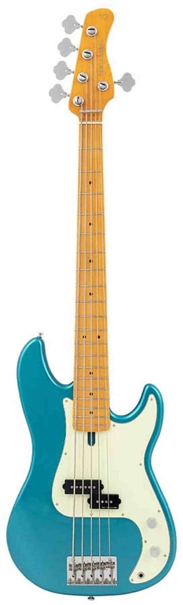 Sire P5 A5/TP Marcus Miller Alder 5-snarige Basgitaar Passive Tide Pool