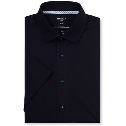 OLYMP Luxor 24/Seven Overhemd, Modern Fit, New Kent, Marineblauw