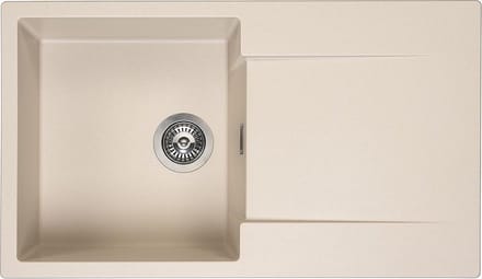 Reginox Amsterdam 10 spoelbak 86x50cm Caffe Silvery R30943