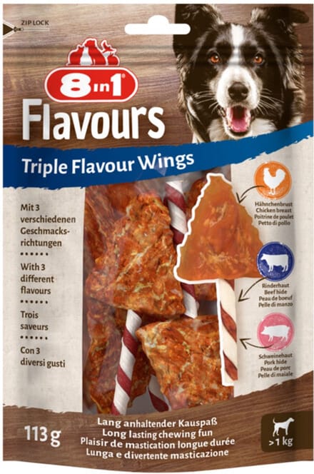 6x 8in1 Triple Flavour Wings 6 stuks