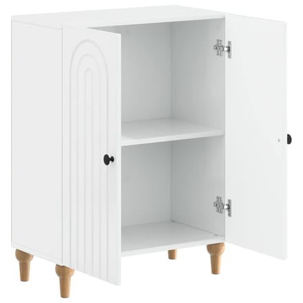 vidaXL - Badkamer - Opbergkast - ALKMAAR - Hoogglans - Wit - 59,5 - x - 31 - x - 80 - cm