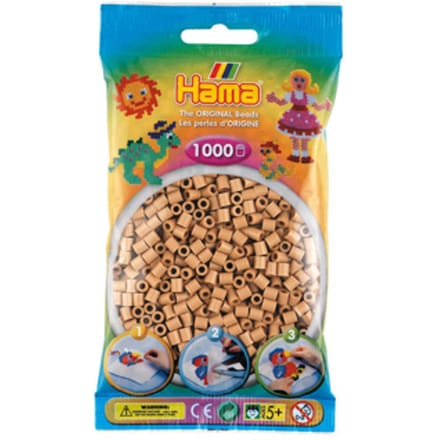 Hama Kralen 1000st nr.75 taupe Strijkkralen & -parels