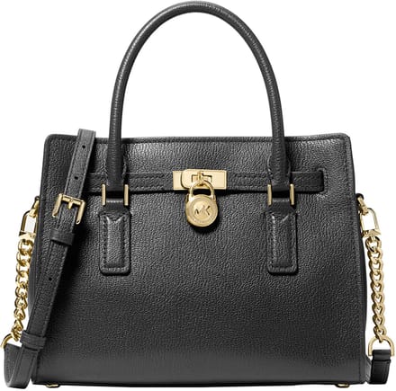 Michael Kors Hamilton Moderne Medium Handtas Dames - Leer - Zwart
