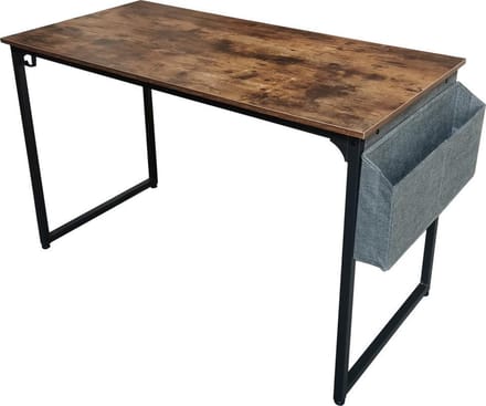 Bureau Stoer - laptoptafel - computertafel - 120 cm breed - vintage bruin