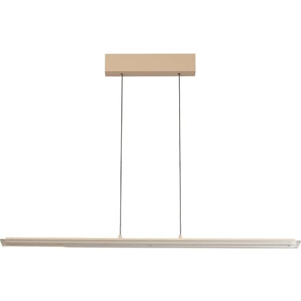 FISCHER & HONSEL LED hanglamp Torvi, zandkleurig/wit, lengte 115 cm, CCT
