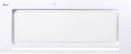 GURARI plafondluik GCH E 217 WH 70 Prime N+Koolfilter, Afzuigkap 70 cm, in wit, wit glas, 1000m³/h