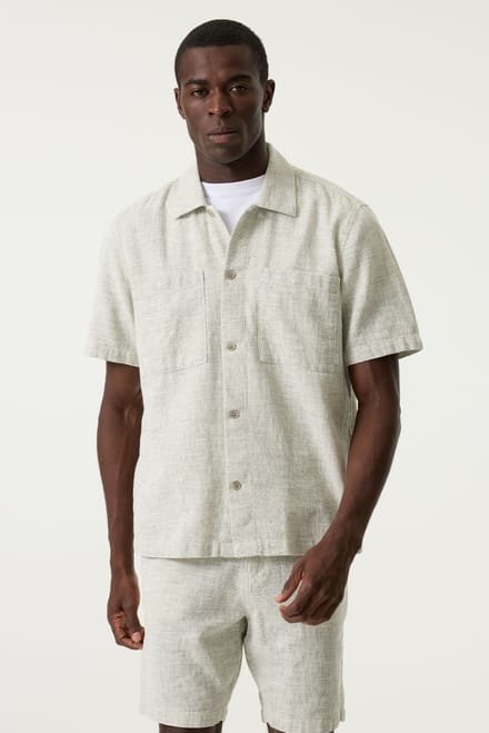 Garcia - Heren vest - Maat M - Mannen - Beige - katoen