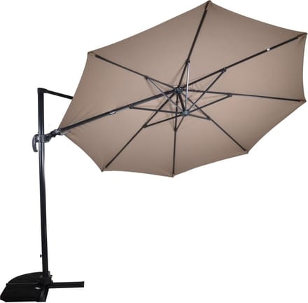 Zweefparasol virgoflex - 3,5m taupe