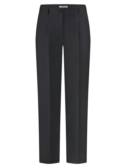 Enkellange broek Van Peter Hahn zwart