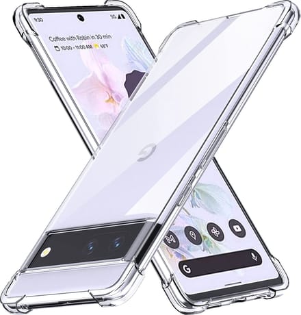 Hoesje voor Google Pixel 7 backcover Shockproof siliconen Transparant