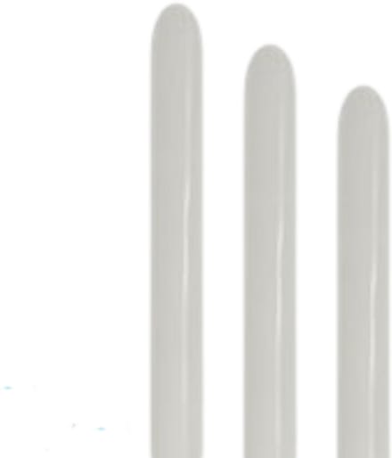 Modelleerballonnen - Sempertex - 260 - Nozzle Up/Lined Up - Silk Oyster White 806 - 50 stuks