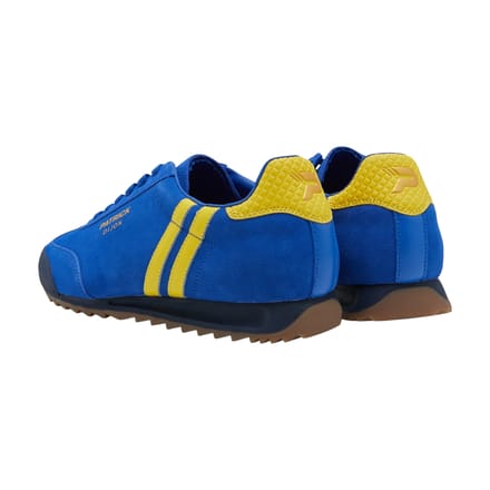 Patrick Mens Dijon Suède Hardloopschoenen (Koninklijk Blauw/Geel/Marinete)